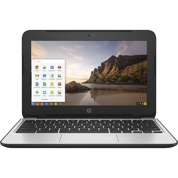 HP Chromebook 11 G4 Laptop 11.6" - Black - Intel Celeron N2840 2.16 GHz - 4GB RAM - 16GB by HP - Image 1