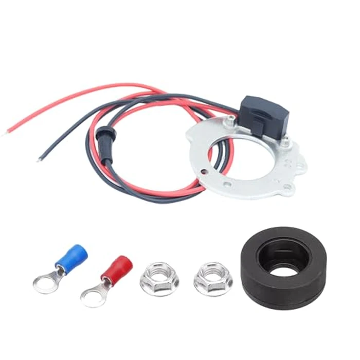 RigidWire 1244A Electronic Ignition Module Kit Waterproof Compatible with Ford Tractors 2N 9N 8N 500-800 Series V4 4 Cylinder 12V Replace OE 311185 8N12127B FDN12127A FAC12127D by RigidWire - Used - Very Good condition - US$27.38