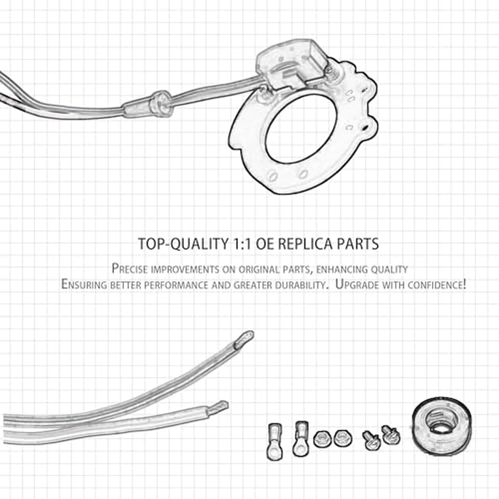 RigidWire 1244A Electronic Ignition Module Kit Waterproof Compatible with Ford Tractors 2N 9N 8N 500-800 Series V4 4 Cylinder 12V Replace OE 311185 8N12127B FDN12127A FAC12127D by RigidWire - Image 5
