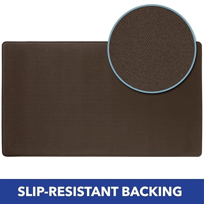 SoHome Cozy Living Anti Fatigue Kitchen Mat for Floor, Home Sweet Home Themed Cushioned Kitchen Runner Rug Mat, Non Slip, Easy Wipe Clean, 1/2 Inch Thick, 18" x 55", Grey by Home Dynamix - Image 9