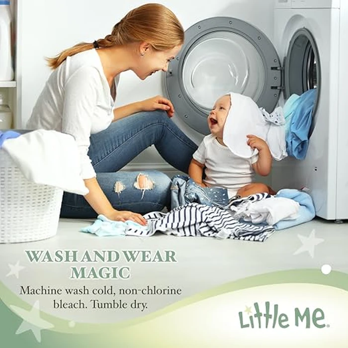 Little Me Blankets for Baby Boys' Cute Bear Swaddling Receiving Blanket by Little Me - Used - Like New condition - US$11.74