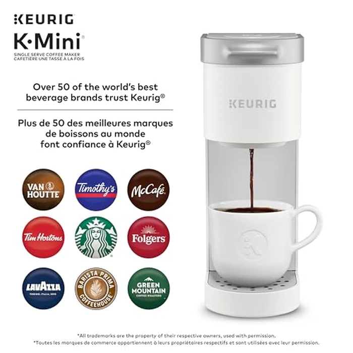 Keurig K-Mini Single Serve K-Cup Pod Coffee Maker, Featuring An Ultra-sleek Design, Warm Stone by Keurig - Image 7
