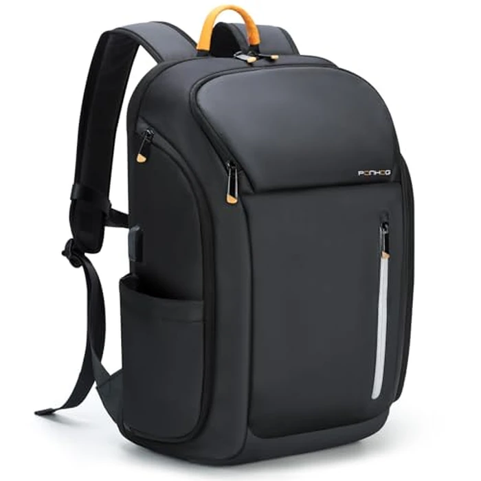 Lekebobor Laptop Backpack for Men, 18.4 Inch Anti Theft Travel Backpack with USB Charging Port, Water Resistant Business Computer Bag Flight Approved Carry On Backpack for Work College, 40L Black by Lekebobor - Used - Good condition - CA$52.79