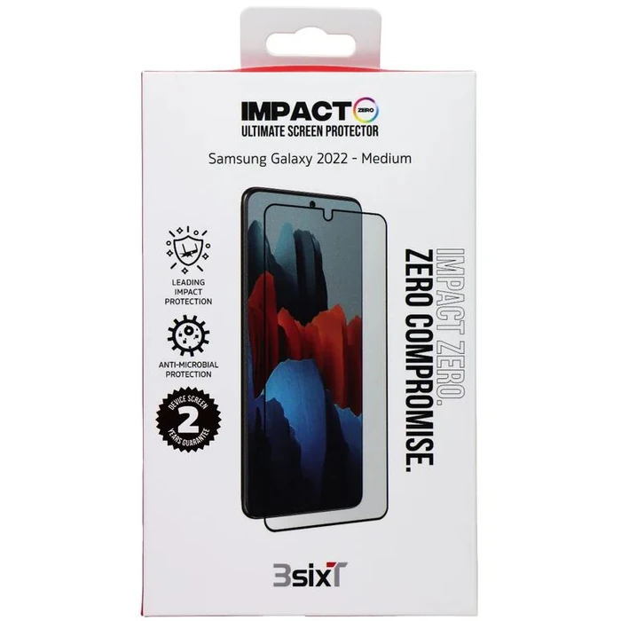 3sixT ImpactZero Ultimate Screen Protector for Samsung Galaxy S22+ - Clear by 3sixT - Image 3