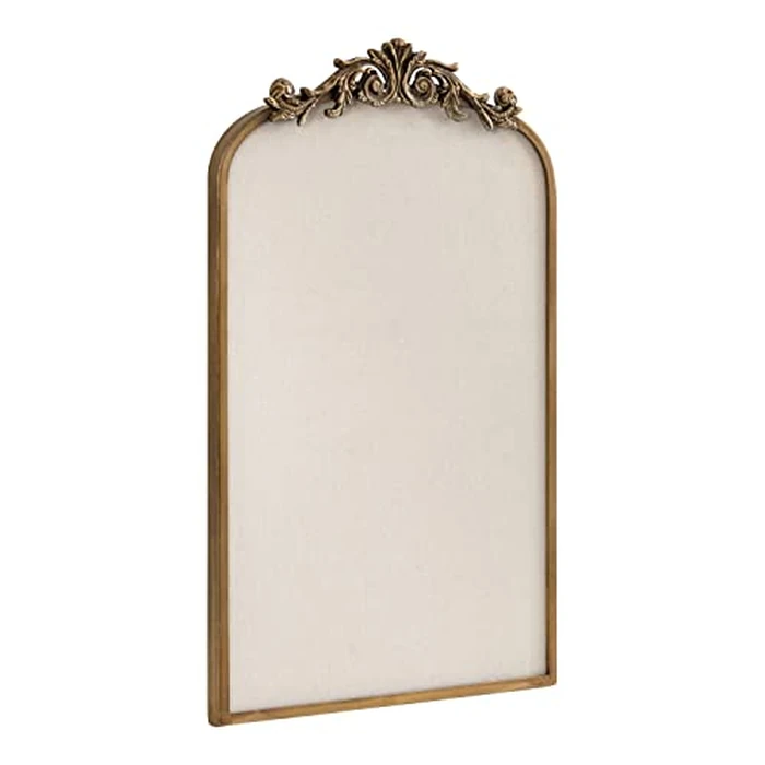 Kate and Laurel Arendahl Arch Pinboard; Gold; 19 x 31; Framed Arched Ornate Vintage Pinboard for Unique Display; Organization; and Decor Options by Kate and Laurel - Used - Very Good condition - CA$198.20
