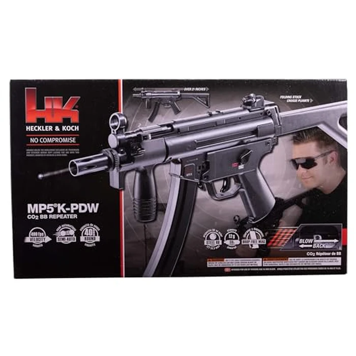 Umarex HK Heckler & Koch MP5 K-PDW Semi Automatic .177 Caliber BB Gun Air Rifle, Black by Umarex - Image 6