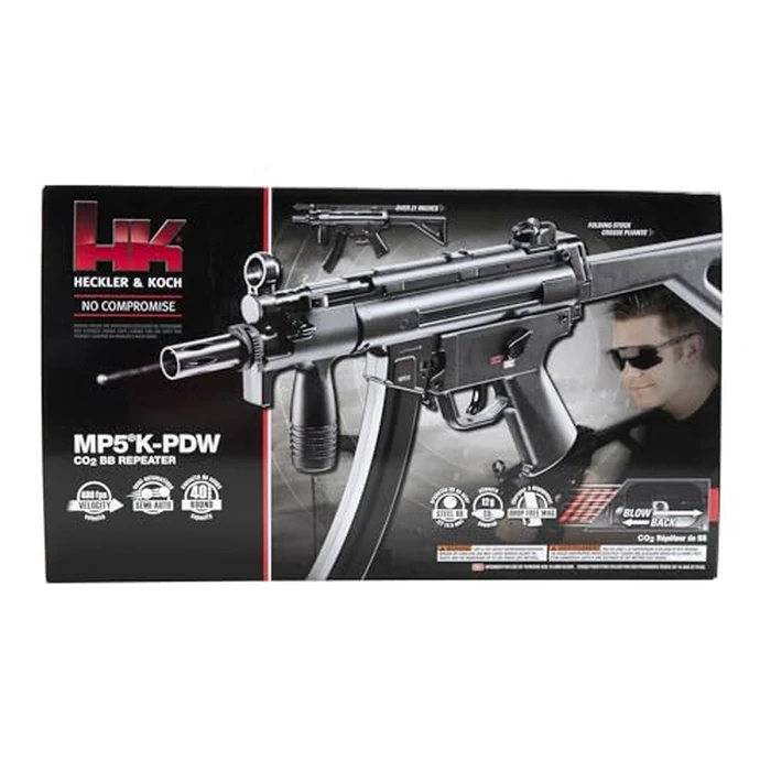 Umarex HK Heckler & Koch MP5 K-PDW Semi Automatic .177 Caliber BB Gun Air Rifle, Black by Umarex - Image 7