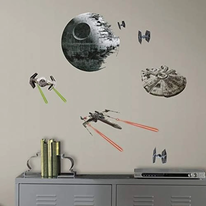 RoomMates RMK3011SCS Star Wars Ep VII May The Force P and S Wall Decals, 35-Inch X 9-Inch by RoomMates - Image 2