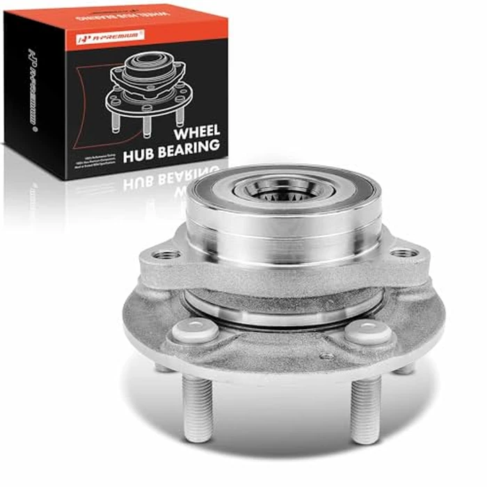A-Premium Front or Rear Wheel Bearing and Hub Assembly with 5-Lug Compatible with Hyundai & Kia - 2017-2023 - Elantra, Elantra GT, Ioniq, Kona, Veloster, Veloster N, Forte, NIRO, Seltos by A-premium - Used - Acceptable condition - CA$43.56