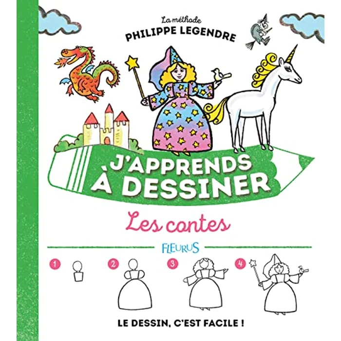 J'apprends à dessiner : Les contes N.E. by Fleurus - Used - Like New condition