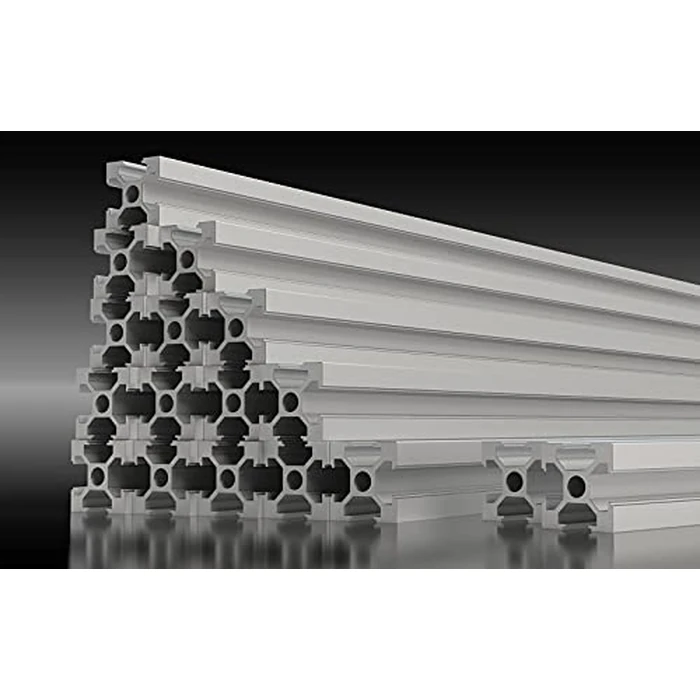 IXGNIJ 4pcs 600mm T Slot 2020 Aluminum Extrusion European Standard Anodized Linear Rail for 3D Printer Parts and CNC DIY Silver(23.6inch) by IXGNIJ - Image 4