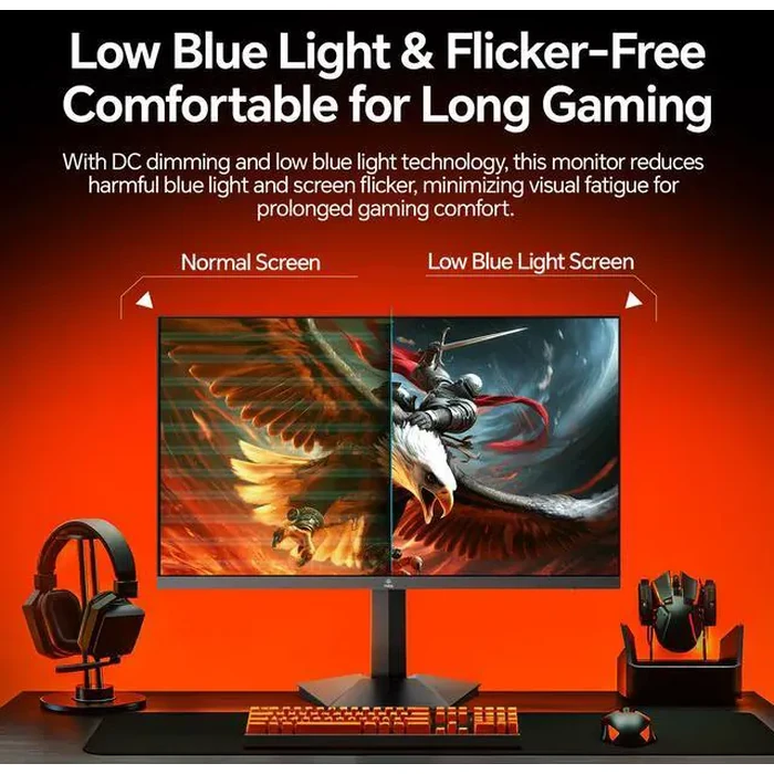 ABS 27" QHD 2K 1440P 180Hz Fast IPS with AMD FreeSync (AMD Adaptive Sync) 1ms HDR400, DCI-P3 95% Gaming Computer Monitor GQ271NE by ABS - Image 10