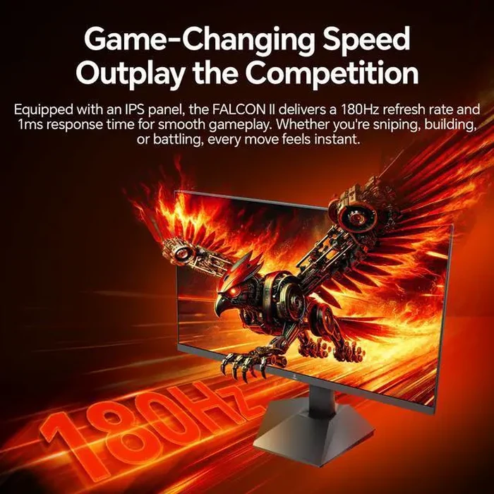ABS 27" QHD 2K 1440P 180Hz Fast IPS with AMD FreeSync (AMD Adaptive Sync) 1ms HDR400, DCI-P3 95% Gaming Computer Monitor GQ271NE by ABS - Image 7