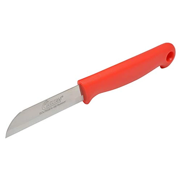 CLAUSS Straight Floral Knives, Red, Box of 10 by Clauss - Image 1
