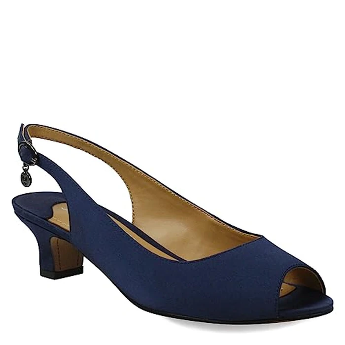 J. Renee Jenvey Navy Satin 8.5 by J.Reneé - Used - Like New condition - US$56.97