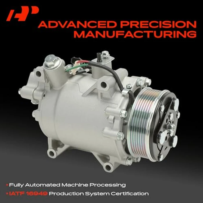 A-Premium Air Conditioner AC Compressor with A/C Clutch Compatible with Nissan Versa 2020-2023 & Acura TSX 2009, TSX 2.4L 2010-2014, with 7-Groove Pulley by A-Premium - Image 3