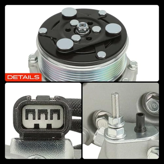 A-Premium Air Conditioner AC Compressor with A/C Clutch Compatible with Nissan Versa 2020-2023 & Acura TSX 2009, TSX 2.4L 2010-2014, with 7-Groove Pulley by A-Premium - Image 9