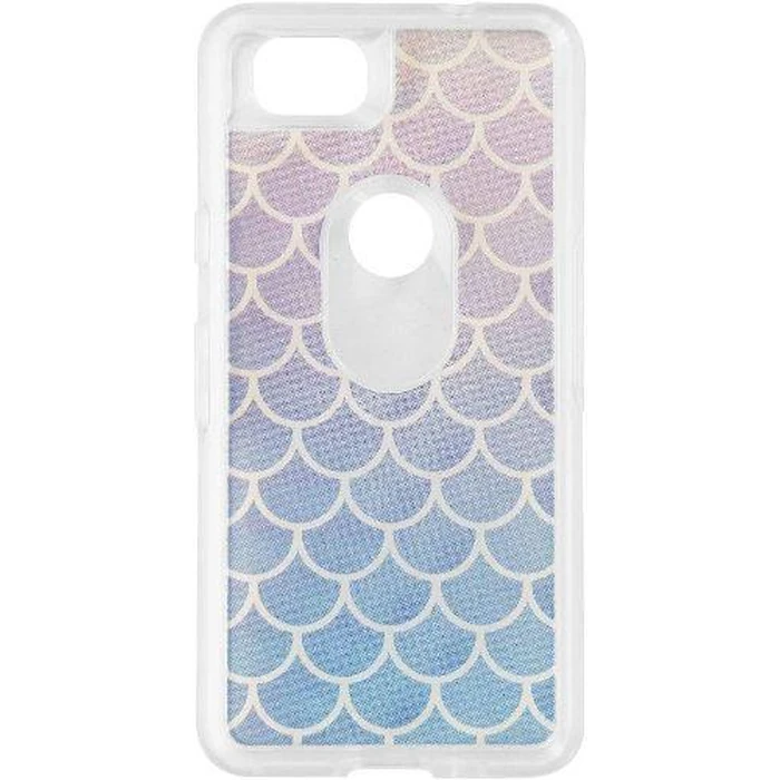 OtterBox Symmetry Series Hybrid Hard Phone Case for Google Pixel 2 - Clear/Blue Scales by OtterBox - Refurbished - Brand New condition - US$12.18