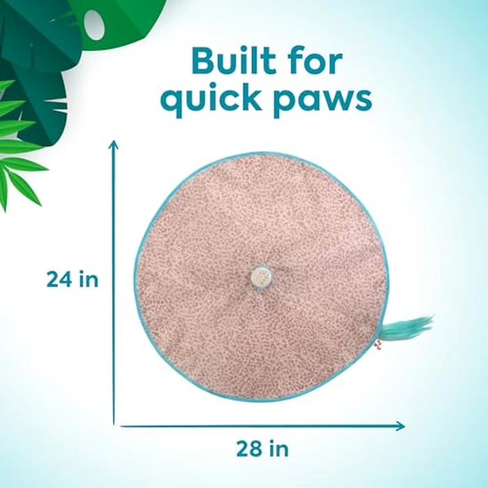 SmartyKat Hidden Hijinks Toy for Indoor Cats & Kittens, Electronic Interactive Motion Toy, Featuring Teaser Wand, Plus Replaceable Batteries Included by SmartyKat - Image 3