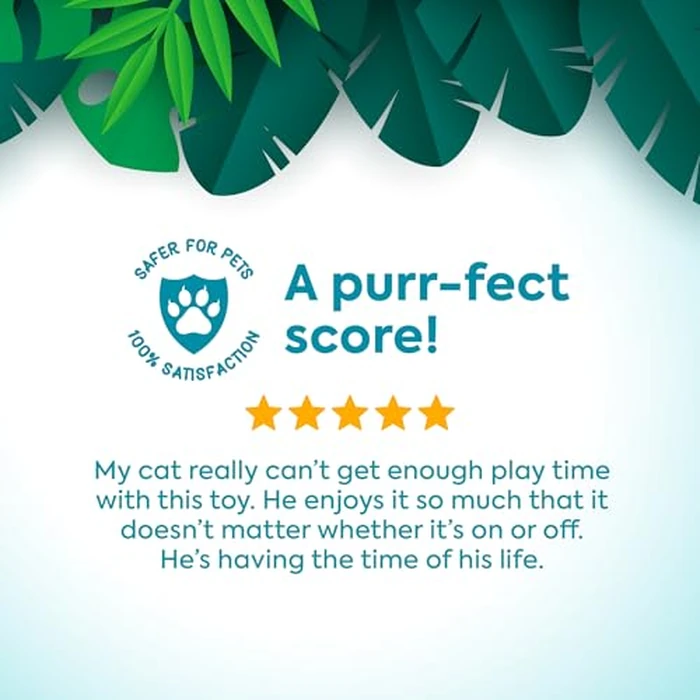 SmartyKat Hidden Hijinks Toy for Indoor Cats & Kittens, Electronic Interactive Motion Toy, Featuring Teaser Wand, Plus Replaceable Batteries Included by SmartyKat - Image 6