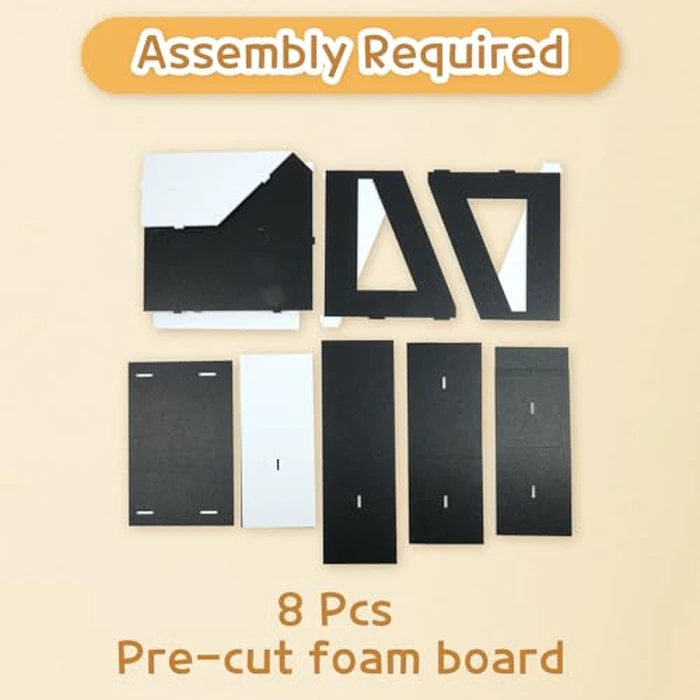 Marquee Letters Black Birthday Decorations: Large 4 Feet Tall Light Up Letters for Party Decor Big Foam Cardboard Letter J by imprsv - Image 3