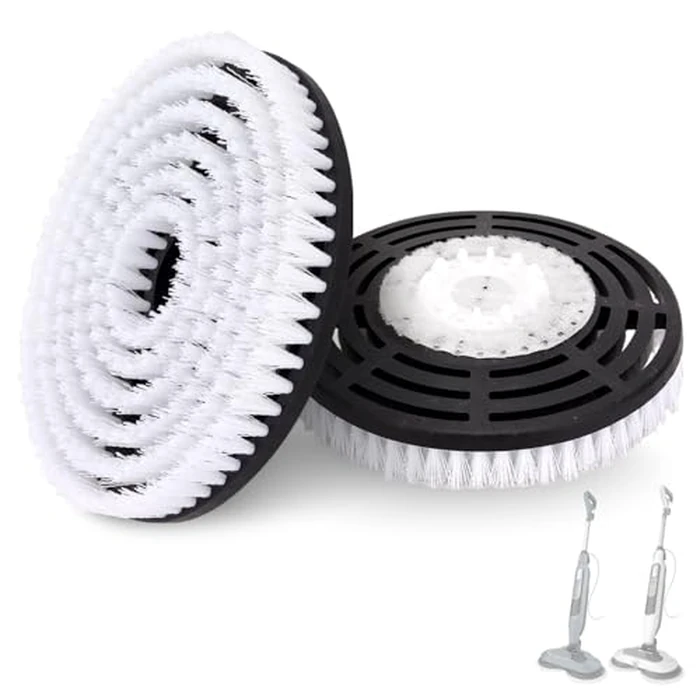 S7000 Upgraded Scrub and Steam Mop Brush Heads for Shark Steam Mop S7001, S8201, S7201, S7000AMZ, S8001, S7001TGT, S7005, S7020, etc - Replacement Mop Head for Deep Cleaning Hard Floors (White) by Sgizoku - Used - Like New condition - US$17.36