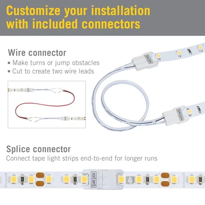 Armacost Lighting RibbonFlex Pro 24V White LED Strip Lights 60 LED/m, 3000K, 65.6 ft 145260 by Armacost Lighting - Image 8