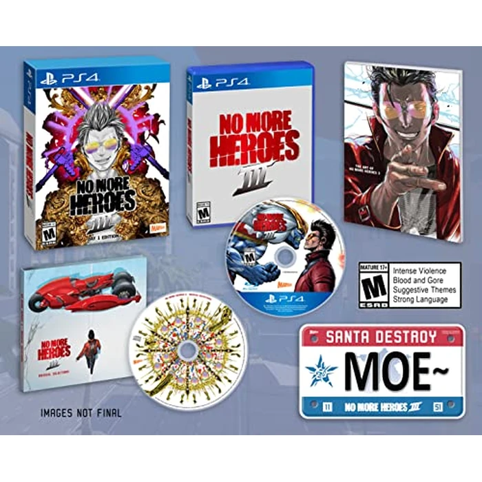 XSEED Games No More Heroes 3 - Day 1 Edition - PlayStation 4 by Xseed Games - Used - Like New condition - US$18.99