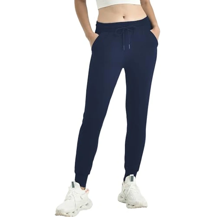 Ipletix Joggers for Women with Pockets,Womens Drawstring Lightweight Yoga Sweatpants for Lounging Workout Running Navy S by Ipletix - Image 1