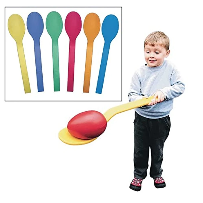 S&S Worldwide Ginormous Spoon Set of 6-28" HPDE Plastic Spoons for Fun Games and Activities by S&S Worldwide - Used - Very Good condition - US$38.16