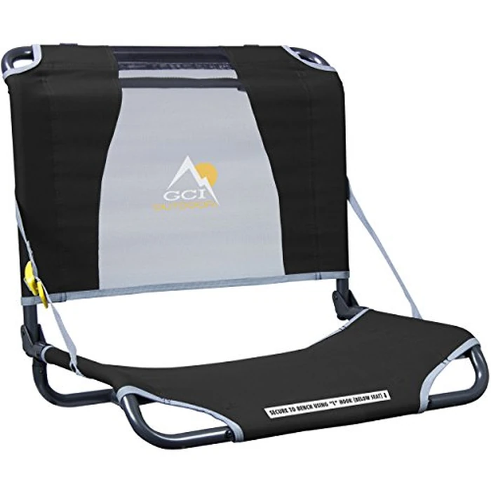 GCI Outdoor Big Comfort Wide Stadium Chair with Adjustable Backrest, Black by GCI Outdoor - Image 1