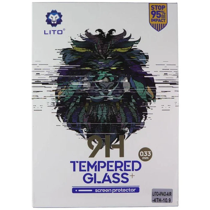 LITO 9H Tempered Glass Screen Protector for iPad Air 4th Gen 10.9" (10 Pack) - Clear by LITO - Refurbished - Brand New condition - US$12.00