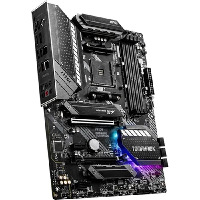 MSI MAG B550 Tomahawk Gaming Motherboard (AMD Ryzen 5000 Series, AM4, DDR4, PCIe 4.0, SATA 6Gb/s, M.2, USB 3.2 Gen 2, HDMI/DP, 2.5Gbps LAN, ATX) by msi - Used - Like New condition - US$109.99
