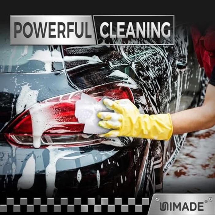 UNIMADE Shop Towels, 100 Pack Commercial Grade Work Rags Microfiber Towels for Cars Cleaning Rags Bulk Detailing Cloth for Automotive Bar Mechanic Restaurant Garage Housekeeping, 11.5"x 11.5", White by UNIMADE - Image 5