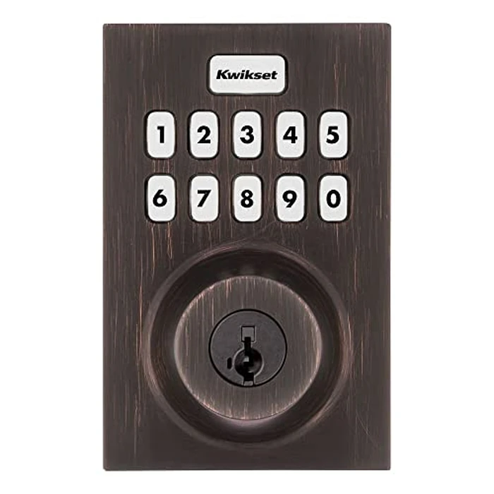 Kwikset Home Connect 620 Smart Lock Deadbolt with Z-Wave Technology, Works with Ring Alarm, Samsung Smartthings and More, Z-Wave Hub Required, Contemporary Design in Venetian Bronze by Kwikset - Image 2