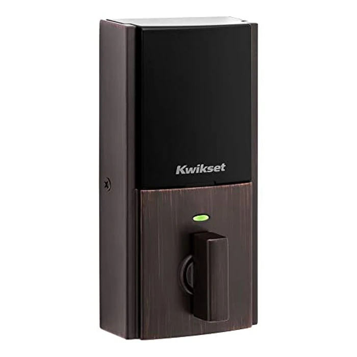 Kwikset Home Connect 620 Smart Lock Deadbolt with Z-Wave Technology, Works with Ring Alarm, Samsung Smartthings and More, Z-Wave Hub Required, Contemporary Design in Venetian Bronze by Kwikset - Image 3