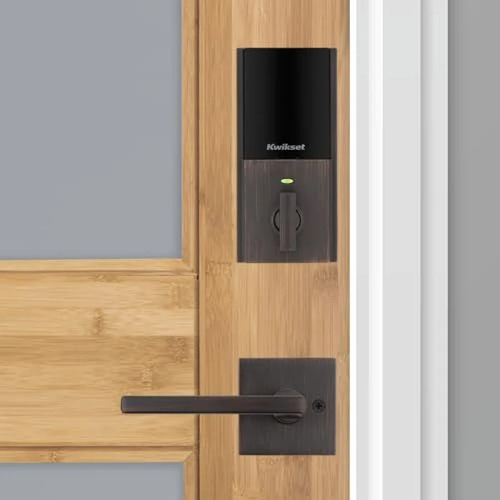 Kwikset Home Connect 620 Smart Lock Deadbolt with Z-Wave Technology, Works with Ring Alarm, Samsung Smartthings and More, Z-Wave Hub Required, Contemporary Design in Venetian Bronze by Kwikset - Image 8