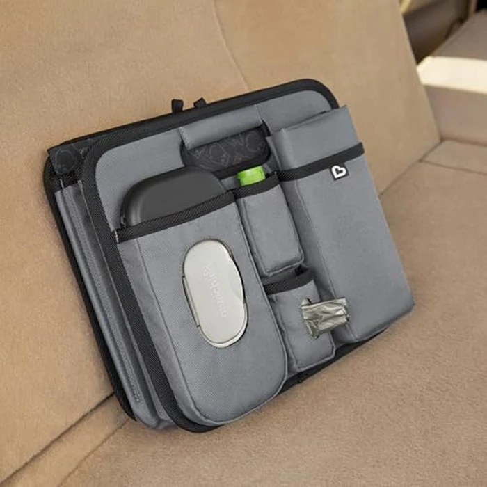 Munchkin Out-n-About Trunk Organizer for SUVs and Cars with Portable Changing Pad and Wet Baby Wipes for Diaper Changes On-the-Go, Collapsible, Grey by Munchkin - Image 6