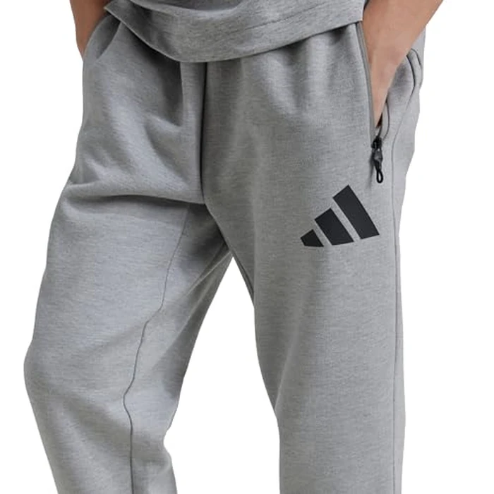 adidas Unisex-Kid's Z.N.E. Pants, Medium Grey Heather/Black, X-Small by adidas - Image 2