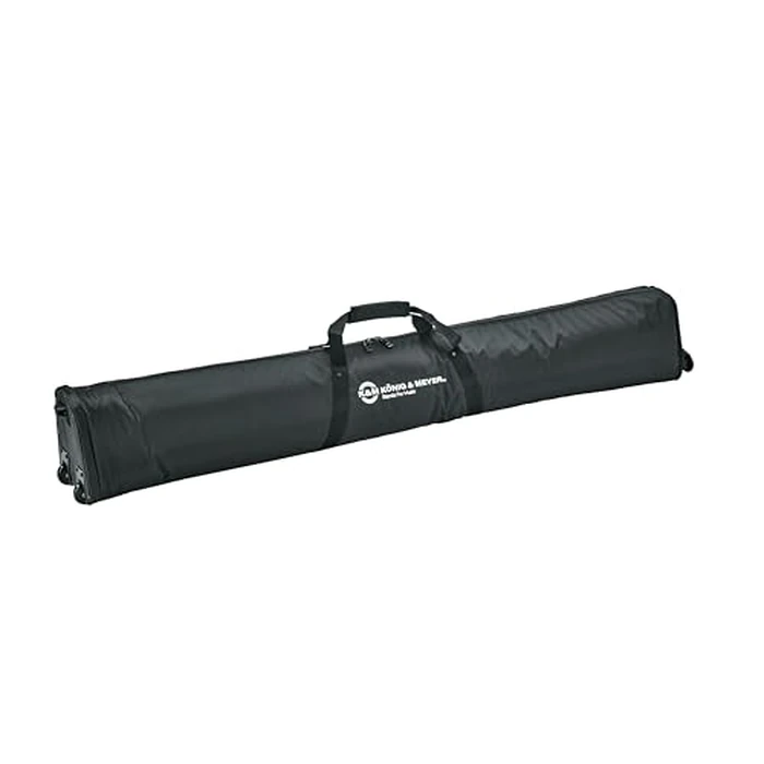 K&M Stands 24741 Nylon Carrying Case for Tripod Stand with Hand Crank - Light and Easily Portable - Built in Wheels and Carry Handle - Black by K&M - Used - Like New condition - CA$98.50