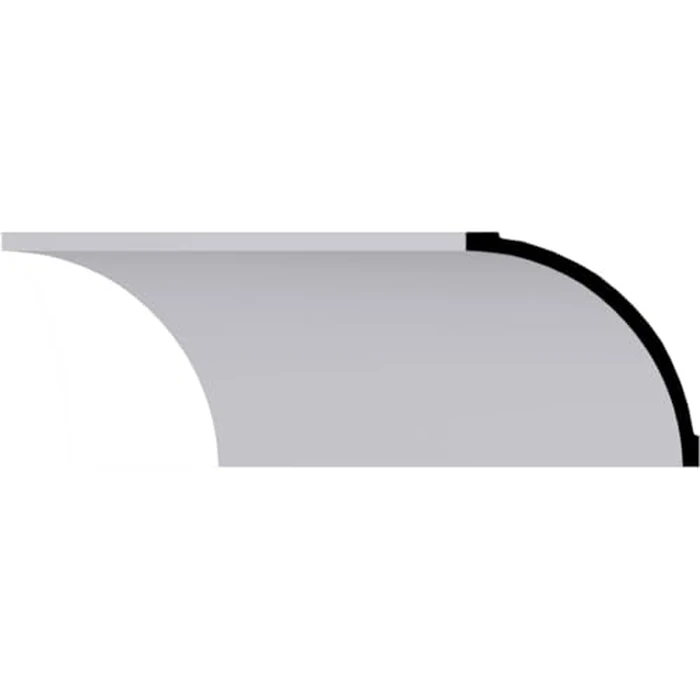 Endurathane Medway Traditional Cove Crown Moulding, 8 1/2"H x 8 1/2"P x 12"F x 94 1/2"L, Factory Primed by Ekena Millwork - Image 5