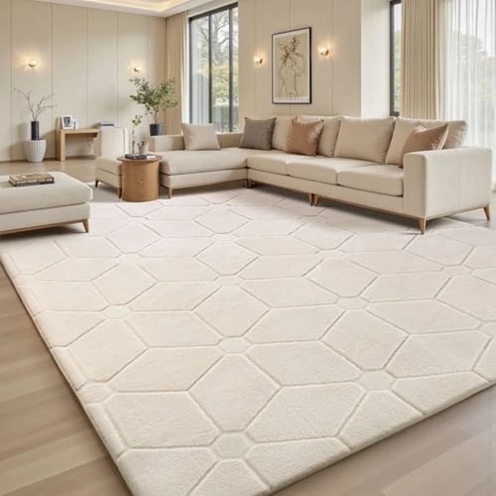 Sour Lemon 6x9 Area Rugs for Bedroom, Living Room Fluffy Rug, Large Area Rug Shag Shaggy Carpet Soft Plush Furry Bedside Rug, Machine Washable Area Rugs for Kids Girls Boys Home Decor Anti Slip by Sour Lemon - Used - Very Good condition - CA$104.21