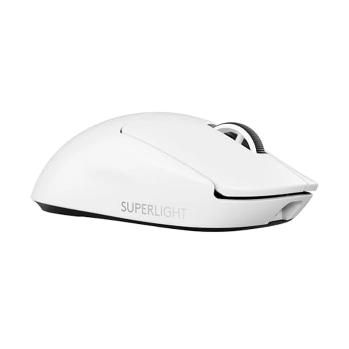 Logitech G PRO X SUPERLIGHT 2 LIGHTSPEED Wireless Gaming Mouse, 8K Polling, Light Weight, 60g, LIGHTFORCE Hybrid Switch, HERO 2 Sensor, 888 IPS, 44K DPI, 5 Programmable Buttons, USB-C, PC/Mac - White by Logitech G - Used - Very Good condition