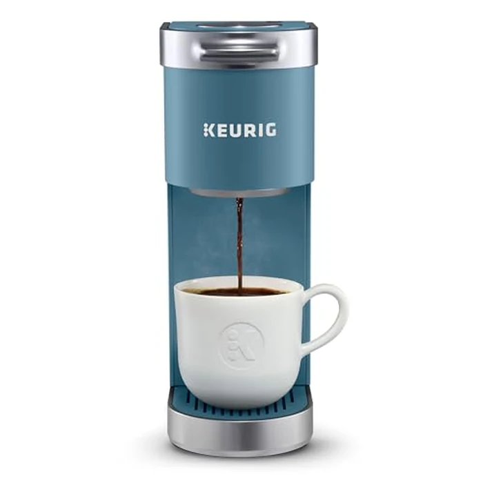 Keurig K-Mini Plus Single Serve K-Cup Pod Coffee Maker, with 6 to 12oz Brew Size, Stores up to 9 K-Cup Pods, Travel Mug Friendly, Evening Teal by Keurig - Used - Very Good condition