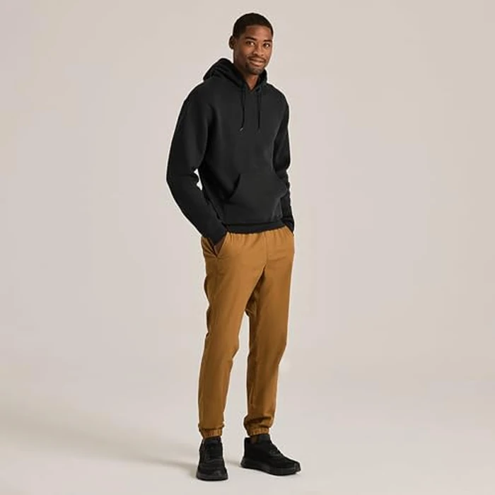 Soffe Mens Training Fleece Hooded Sweatshirt Navy Small by Soffe - Image 3