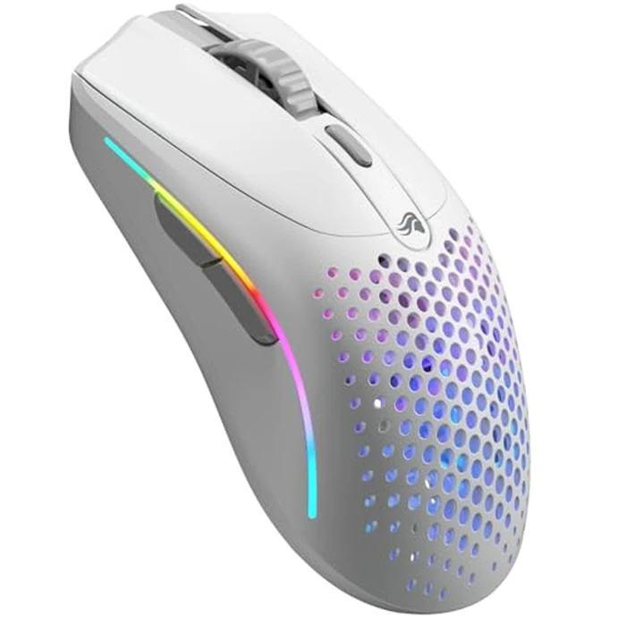 Glorious Model O 2 Mini Wireless Gaming Mouse: Superlight 57g, up to 210hr Battery, Dual Wireless 2.4GHz and Bluetooth 5.2, 26K Optical Sensor, 80M Clicks, 6 Programmable Buttons, FPS Mouse, White by GLORIOUS - Used - Very Good condition