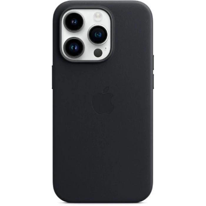Apple Leather Case with MagSafe for iPhone 14 Pro - Midnight by Apple - Image 1