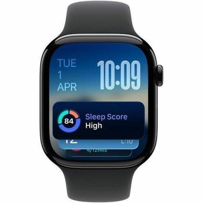 Apple Watch Series 11 [GPS 42mm] Smartwatch with Jet Black Aluminum Case with Black Sport Band - S/M. Sleep Score, Fitness Tracker, Health Monitoring, Always-On Display, Water Resistant by Apple - Image 4