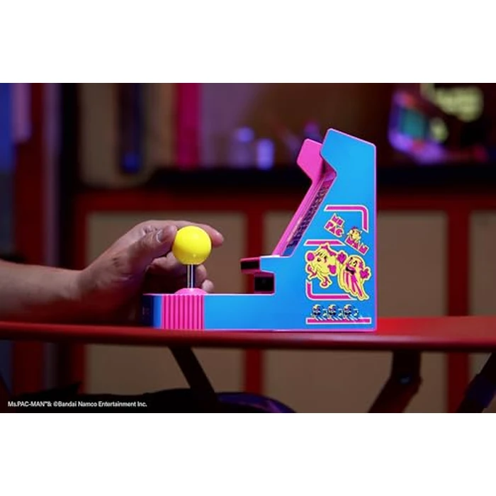 My Arcade Ms. Pac-Man Joystick Player: Arcade Classics, Retro Games, Mini Video Game Console, 2 Game Modes, Birthday Gifts by My Arcade - Image 2