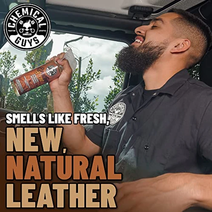 Chemical Guys AIR_300 New Car Scent and Leather Scent Combo Pack, Great for Cars, Trucks, SUVs, RVs & More, 16 fl oz (2 Items) by Chemical Guys - Image 2